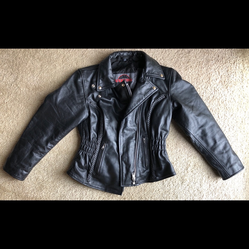 “Viking Cycle” Genuine Leather Jacket